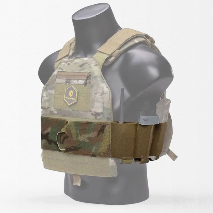 Chaleco táctico con cummerbund - Imagen 3