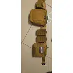 Cinturón táctico acolchado con funda y mosquetón para llaves photo review