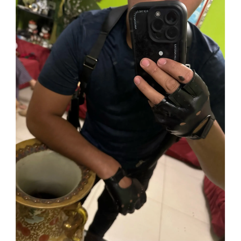 Funda de hombro de cuero para pistola photo review