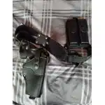 Funda de hombro de cuero para pistola photo review