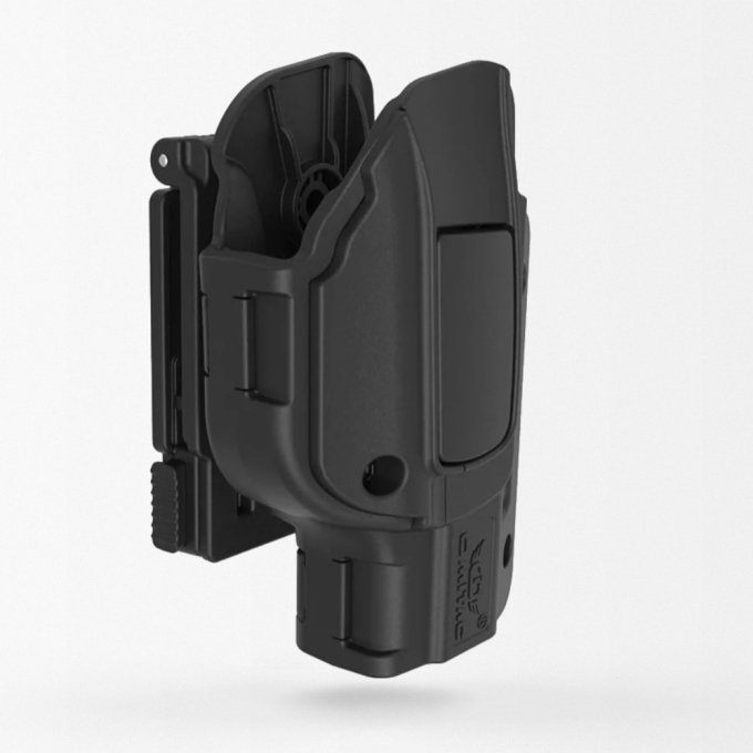 Funda táctica negra para Glock 19 con liberador de dedo - Imagen 2