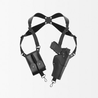 Funda de hombro de cuero para pistola