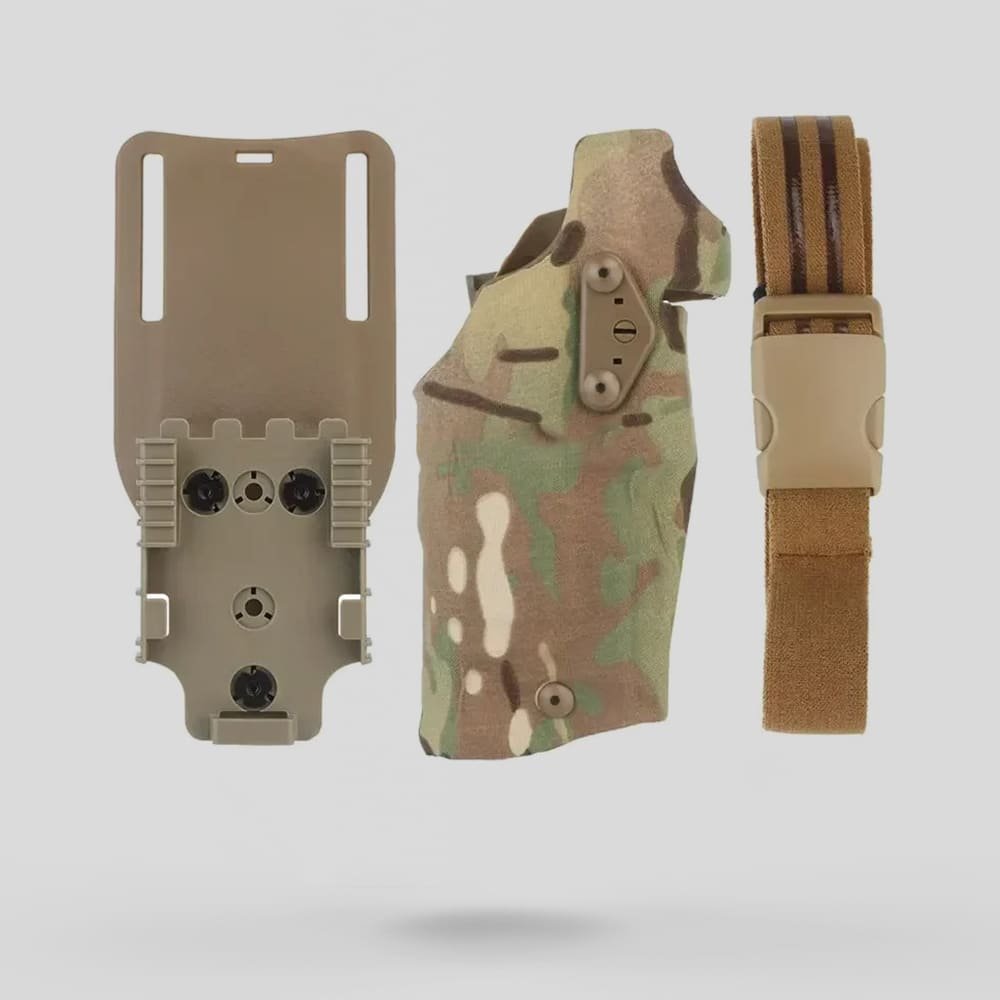 Funda de muslo Multicam para Glock 17