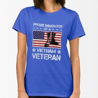 Camiseta hija orgullosa de un veterano de Vietnam
