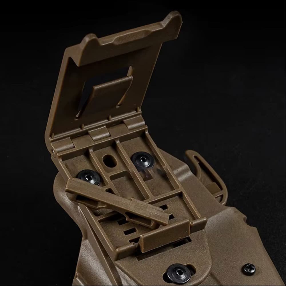 Funda táctica de pistola con liberación rápida para diestros - Imagen 6