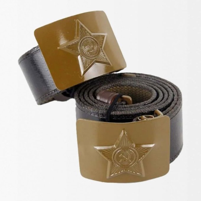 Hebilla de cinturón militar soviético - Imagen 3