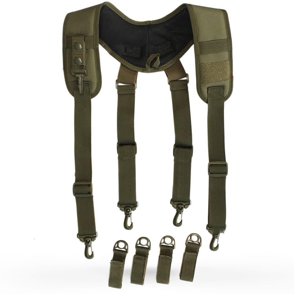 Tirantes para cinturón táctico con portallaves integrado