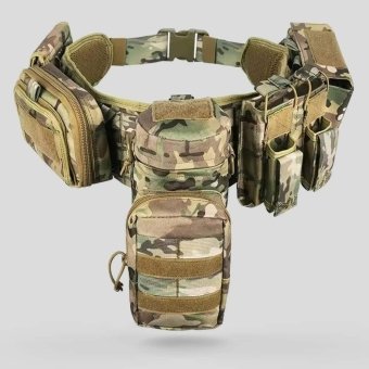 Cinturón táctico acolchado con bolsillos MOLLE