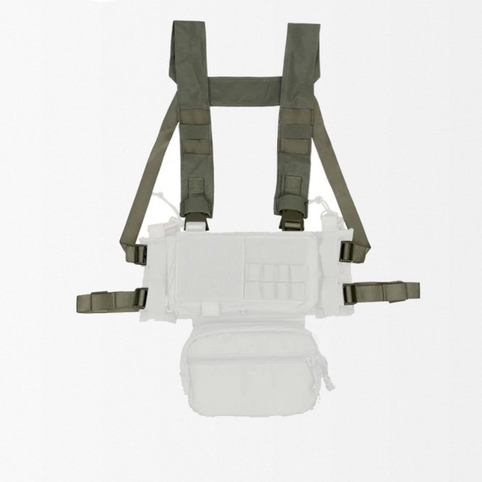 Cinturón táctico con tirantes para chest rig