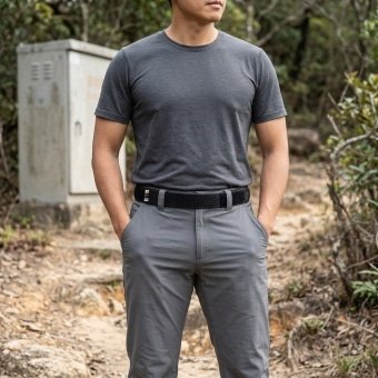 Non blocking inner breathable tactical belt