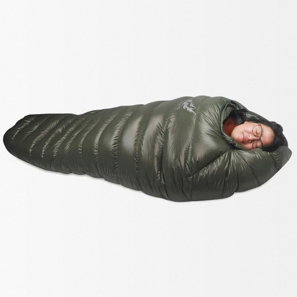 Saco de dormir verde militar - Imagen 3
