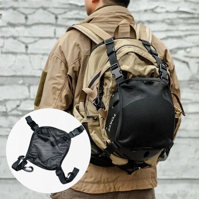 Portacasco para mochila táctica - Imagen 4