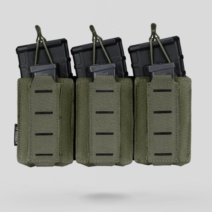 Fundas portacargadores 9 mm y 5,56 mm con corte láser