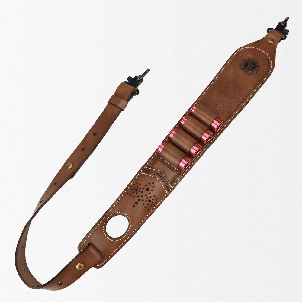 Bandolera de cuero para rifle con agujero para el pulgar - Imagen 4