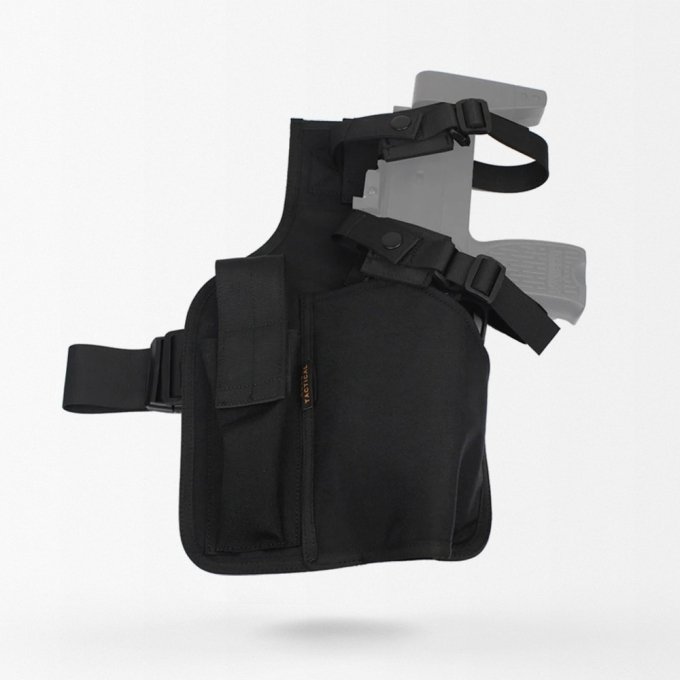 Funda táctica de pierna para MP7 con portacargador