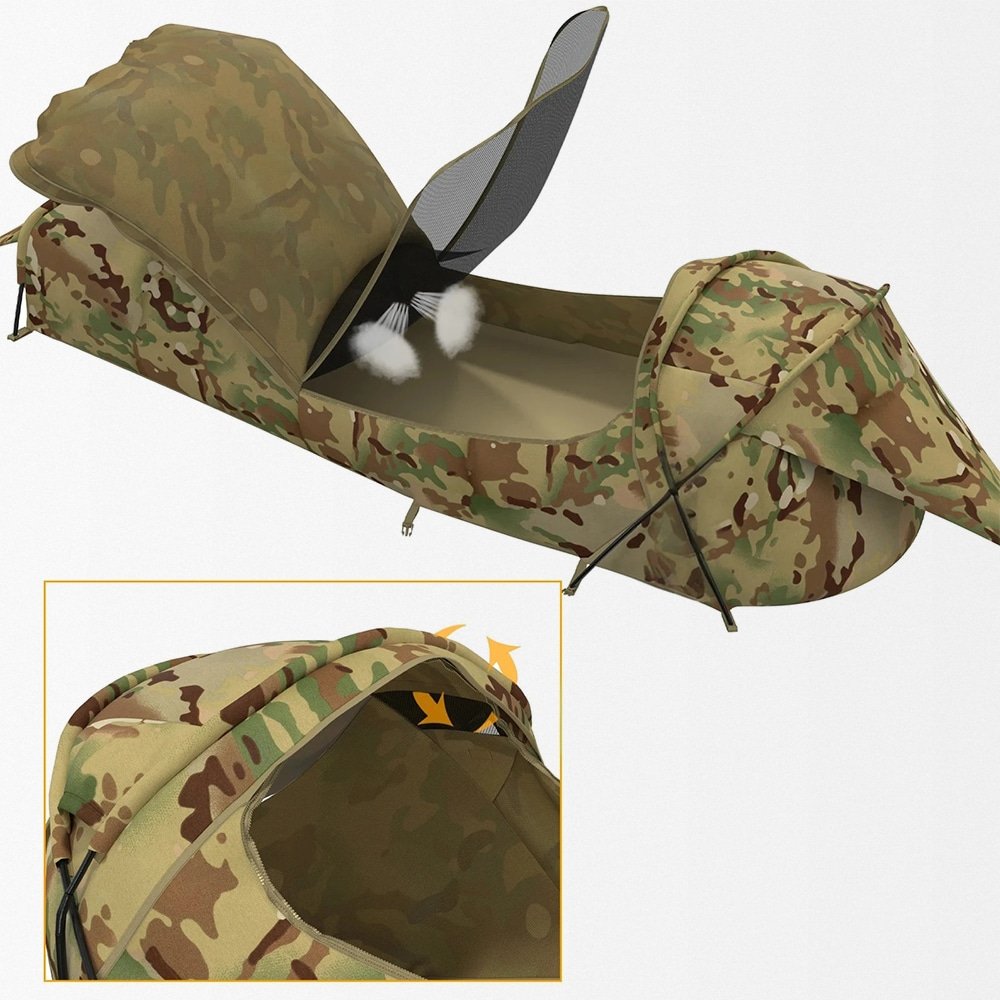 Saco de dormir tienda bivy stealth - Imagen 3