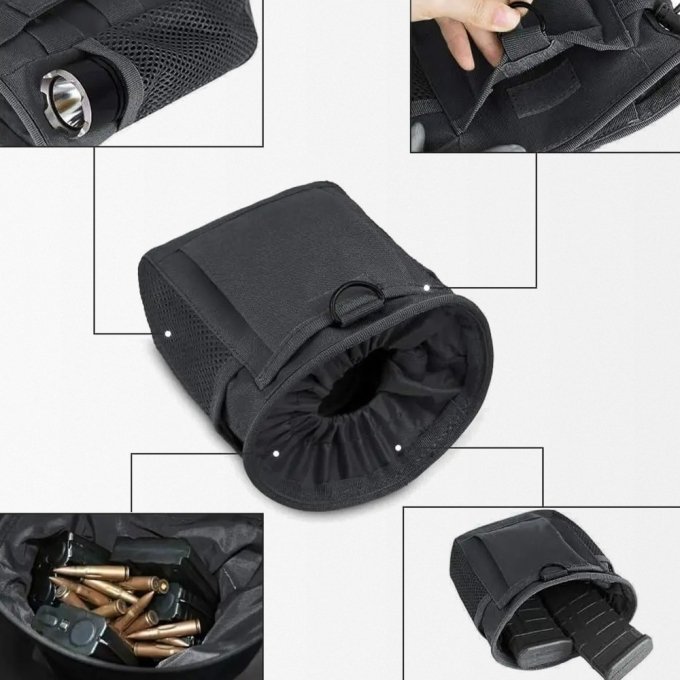 Bolsa táctica MOLLE de vaciado con cordón - Imagen 4