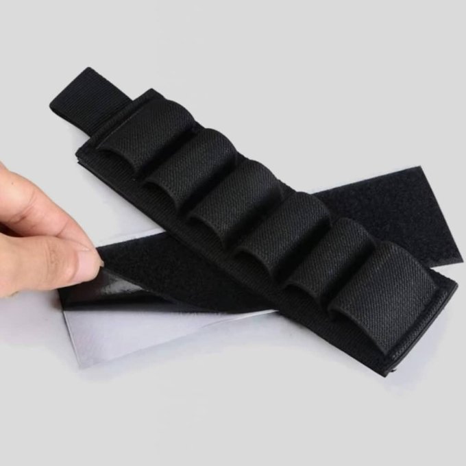 Cartuchera táctica de velcro para cartuchos de escopeta - Imagen 2