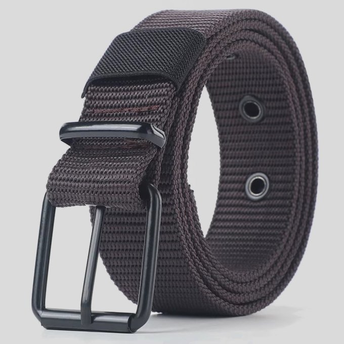 Cinturón táctico de nylon con hebilla de pasador