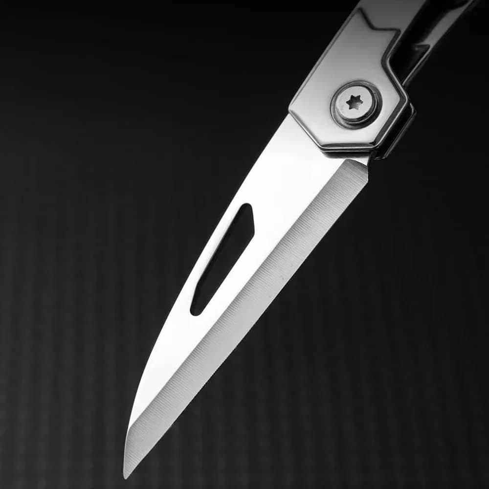 Navaja plegable militar de acero inoxidable - Imagen 4