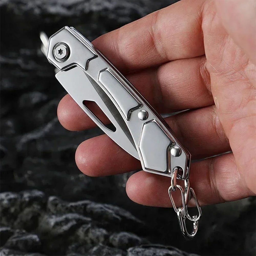 Navaja plegable militar de acero inoxidable - Imagen 5