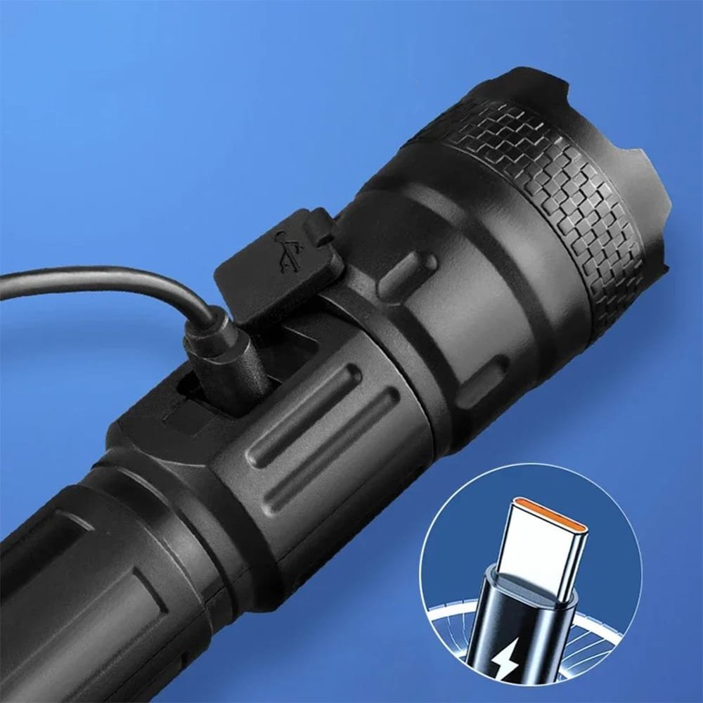 Linterna táctica LED de alta potencia - Imagen 3