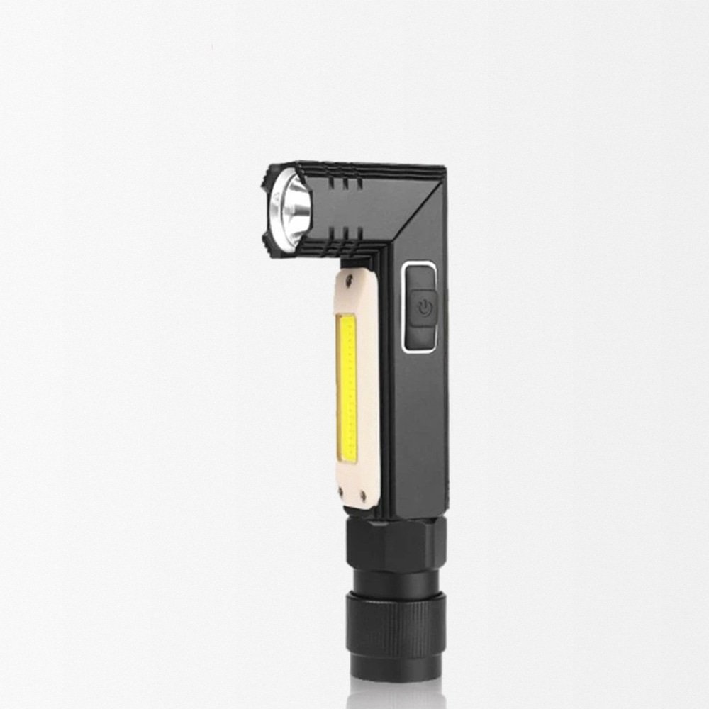 Linterna táctica giratoria con base magnética