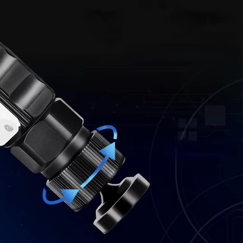 Linterna táctica giratoria con base magnética - Imagen 4