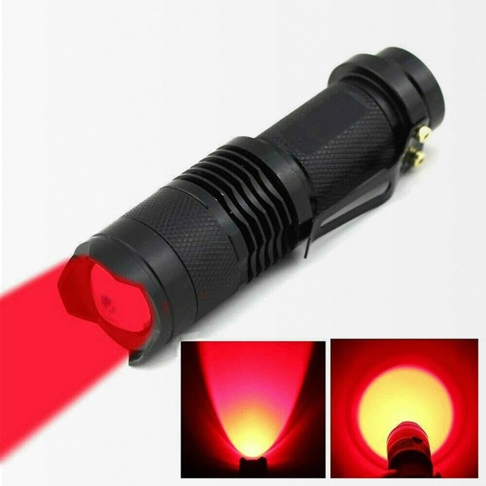 Linterna táctica con haz rojo - Imagen 4