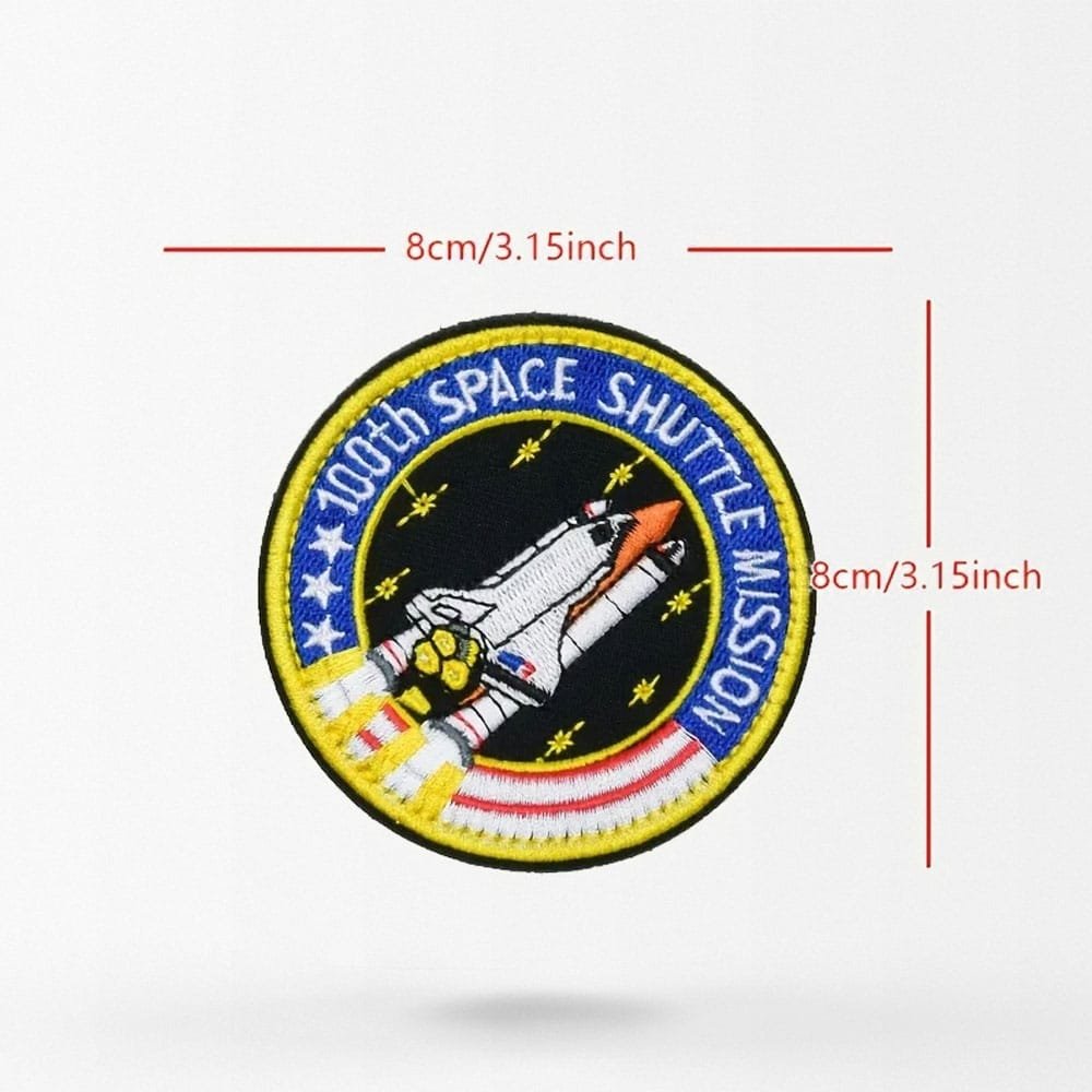 Parche de la misión 100 del transbordador espacial - Imagen 2