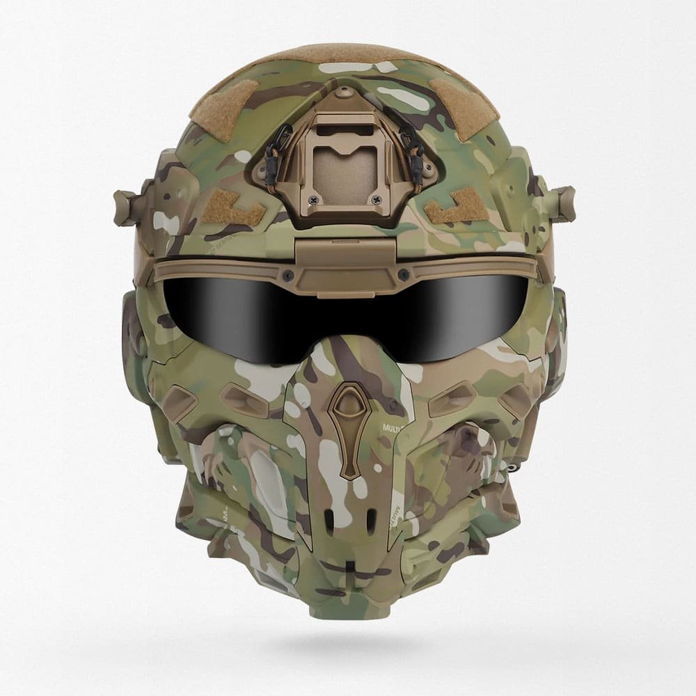 Casco táctico airsoft cara completa