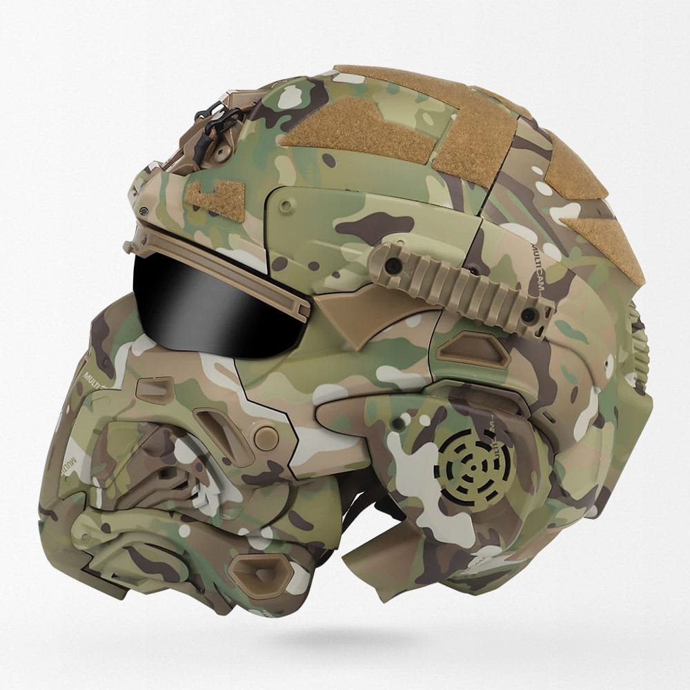 Casco táctico airsoft cara completa - Imagen 2