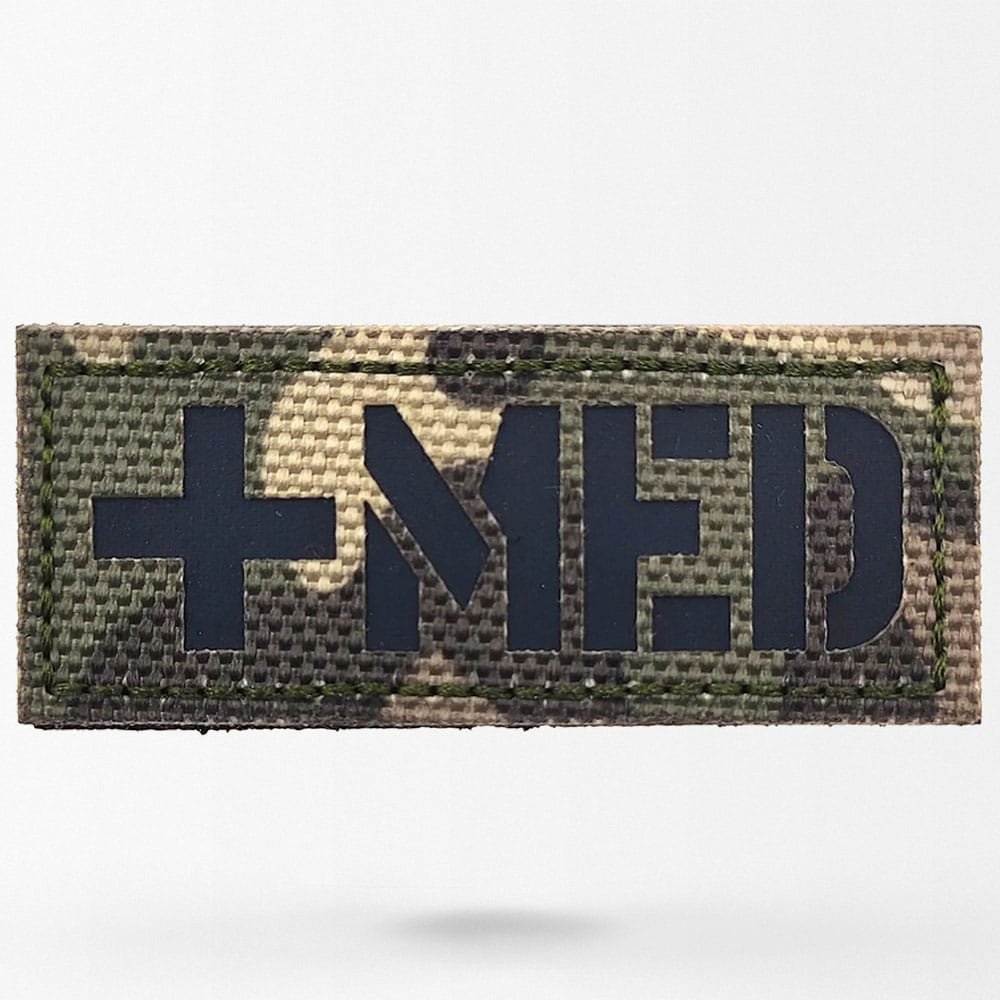 Parche táctico med camo