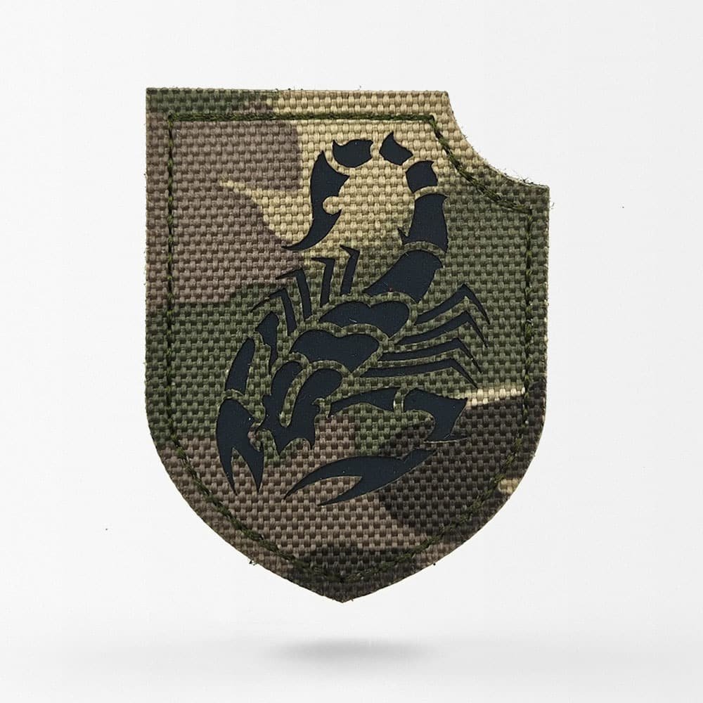 Parche táctico camuflaje escorpión
