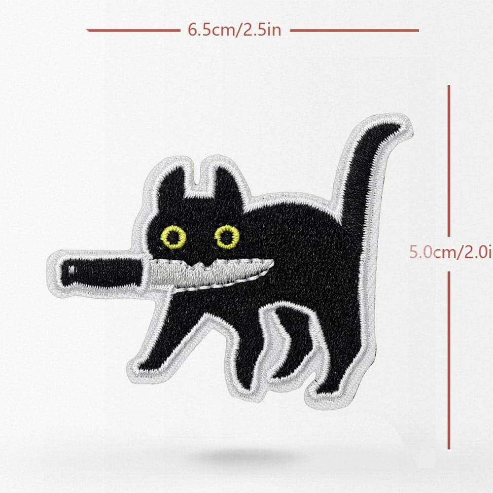 Parche Velcro Meme Gato Asesino - Imagen 3