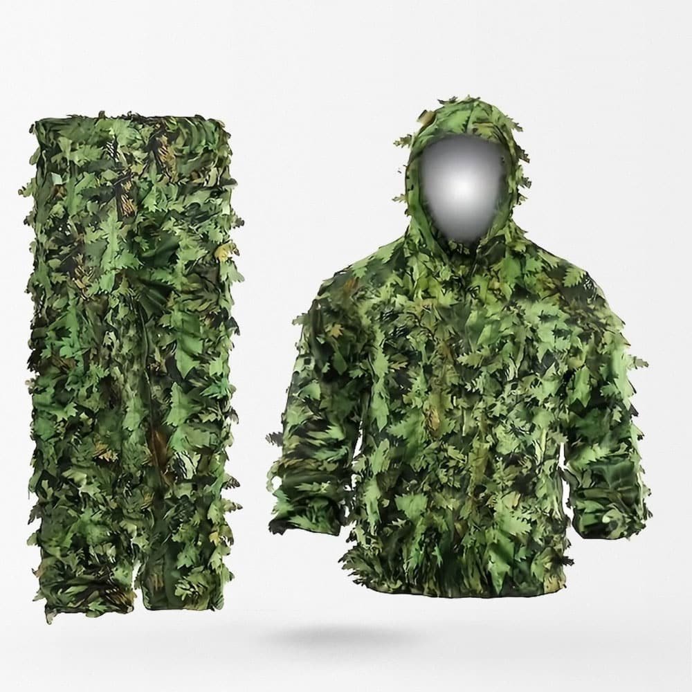 Traje ghillie de hojas biónicas