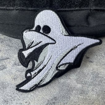 Parche bordado fantasma Halloween