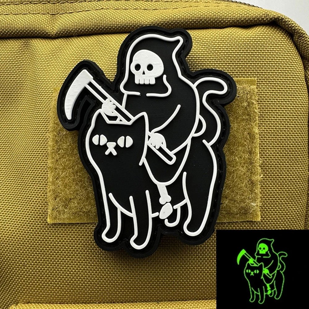Parche PVC Brillante Sickle Reaper - Imagen 2