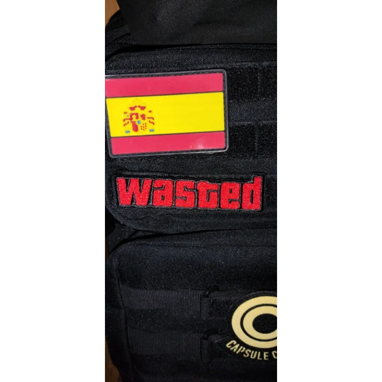 Parche Bordado Wasted Gaming photo review
