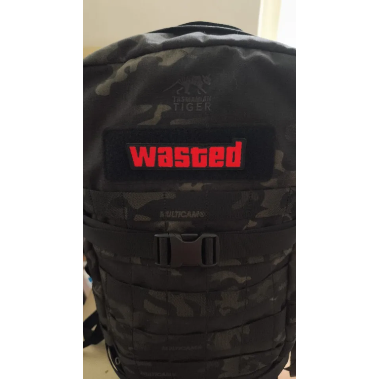 Wasted Gaming Embroidered Patch photo review