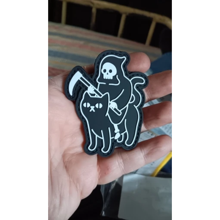 Parche PVC Brillante Sickle Reaper photo review