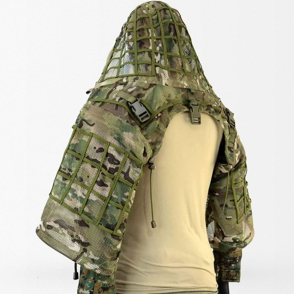 Capucha Ghillie mesh viper - Imagen 3