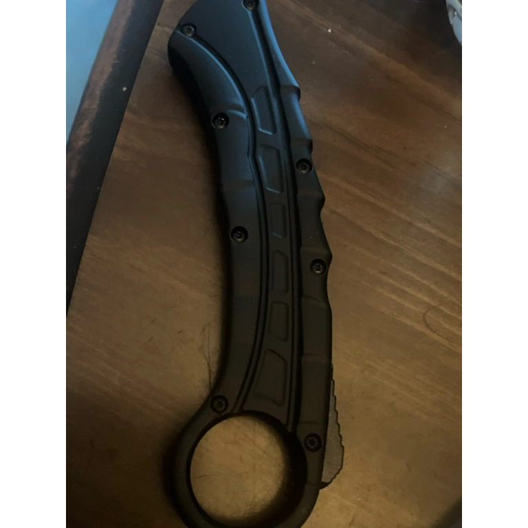 Military hawkbill fixed blade knife photo review