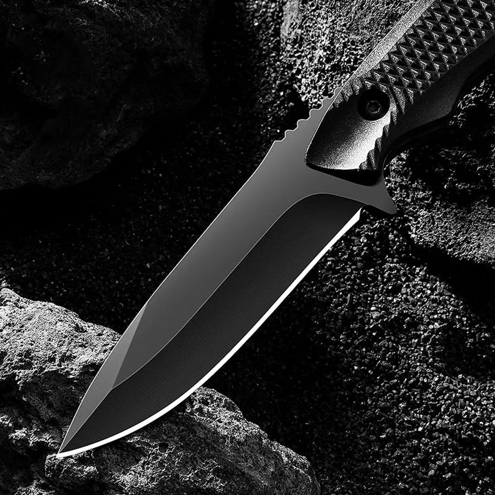 Cuchillo táctico de hoja fija con funda - Imagen 3