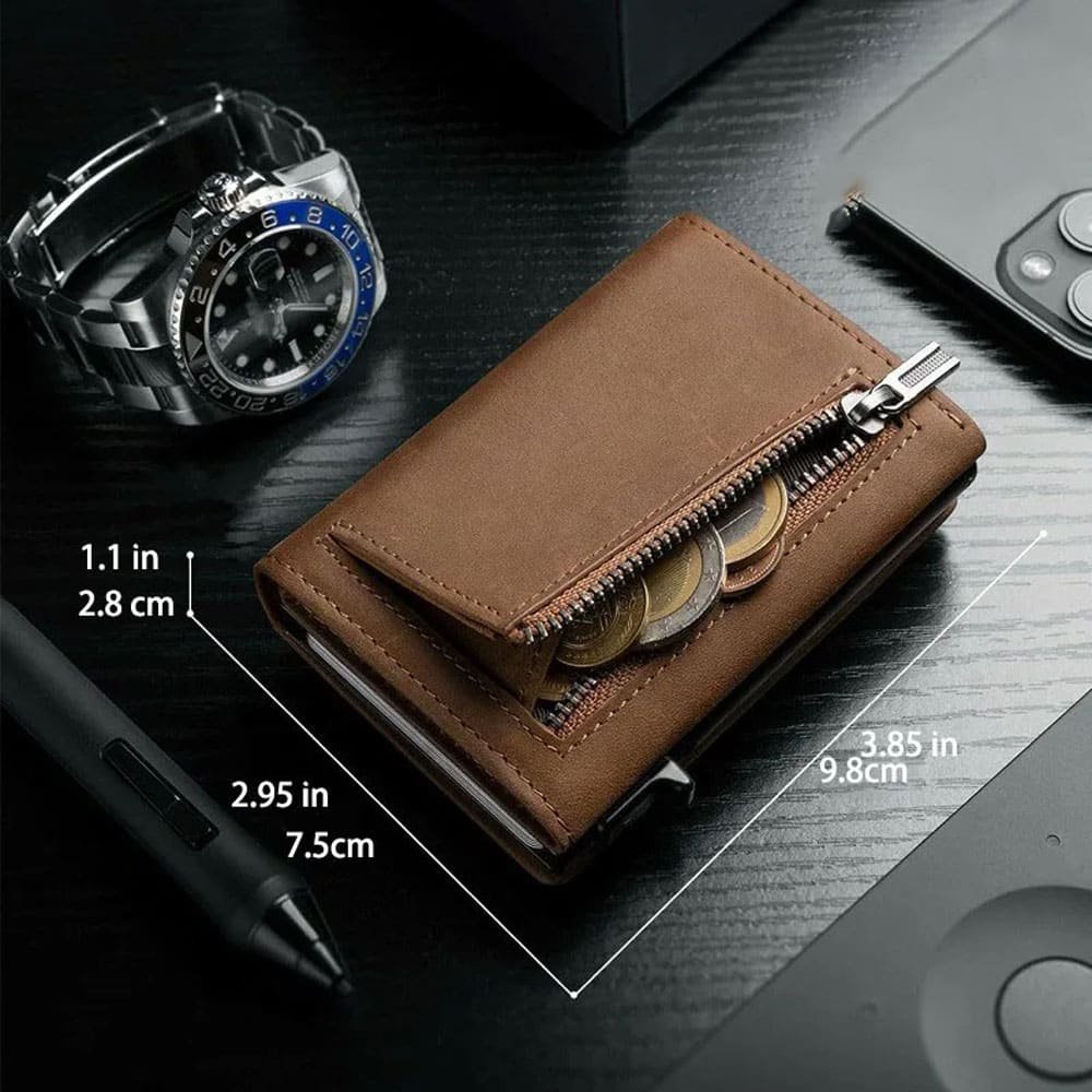 Cartera con tarjetero automático desplegable - Imagen 2