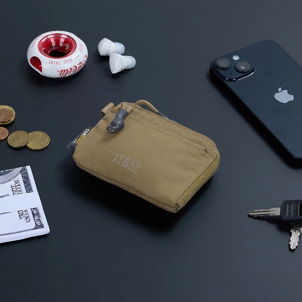 Cartera militar con cremallera para monedas - Imagen 2