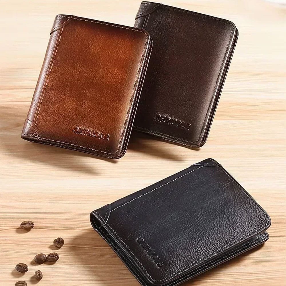 Cartera táctica bifold de cuero - Imagen 2