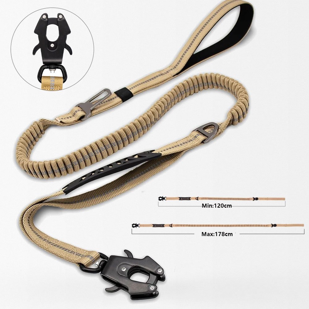 Correa táctica bungee para perros