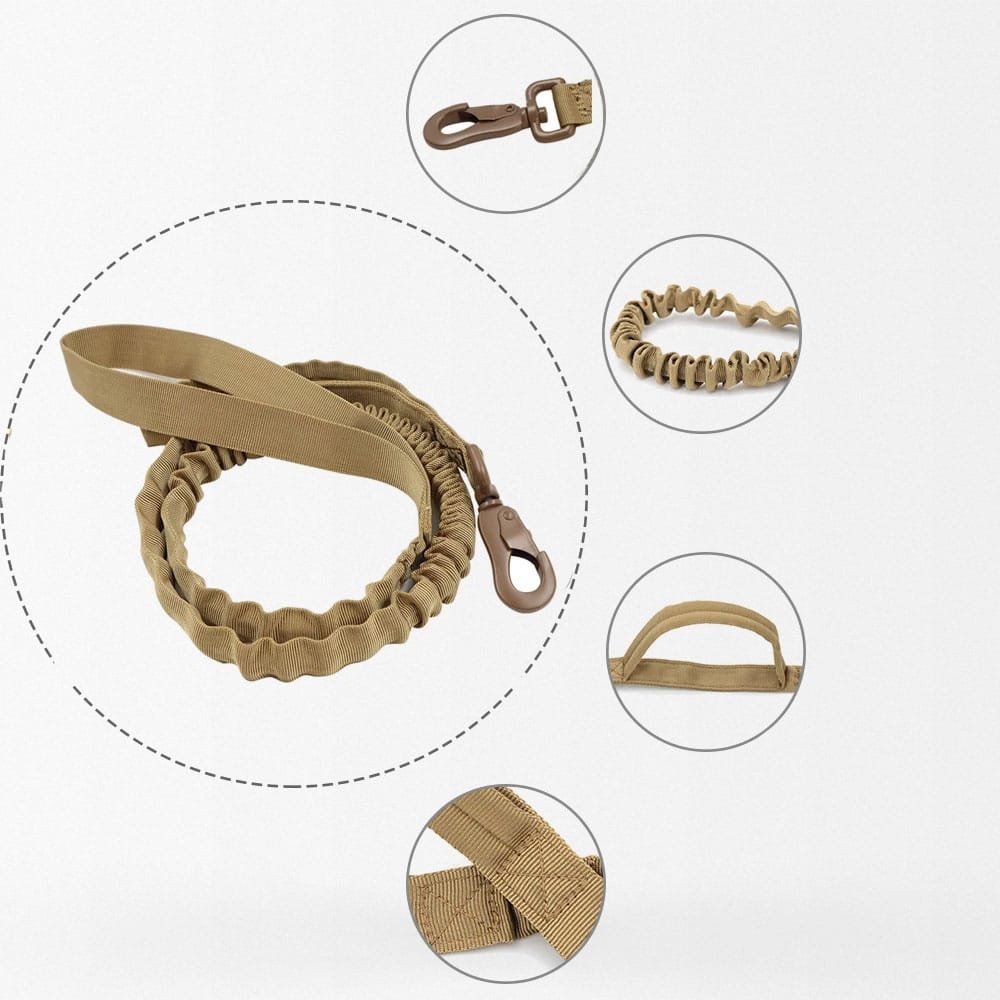 Collar y correa táctica para perros - Imagen 3