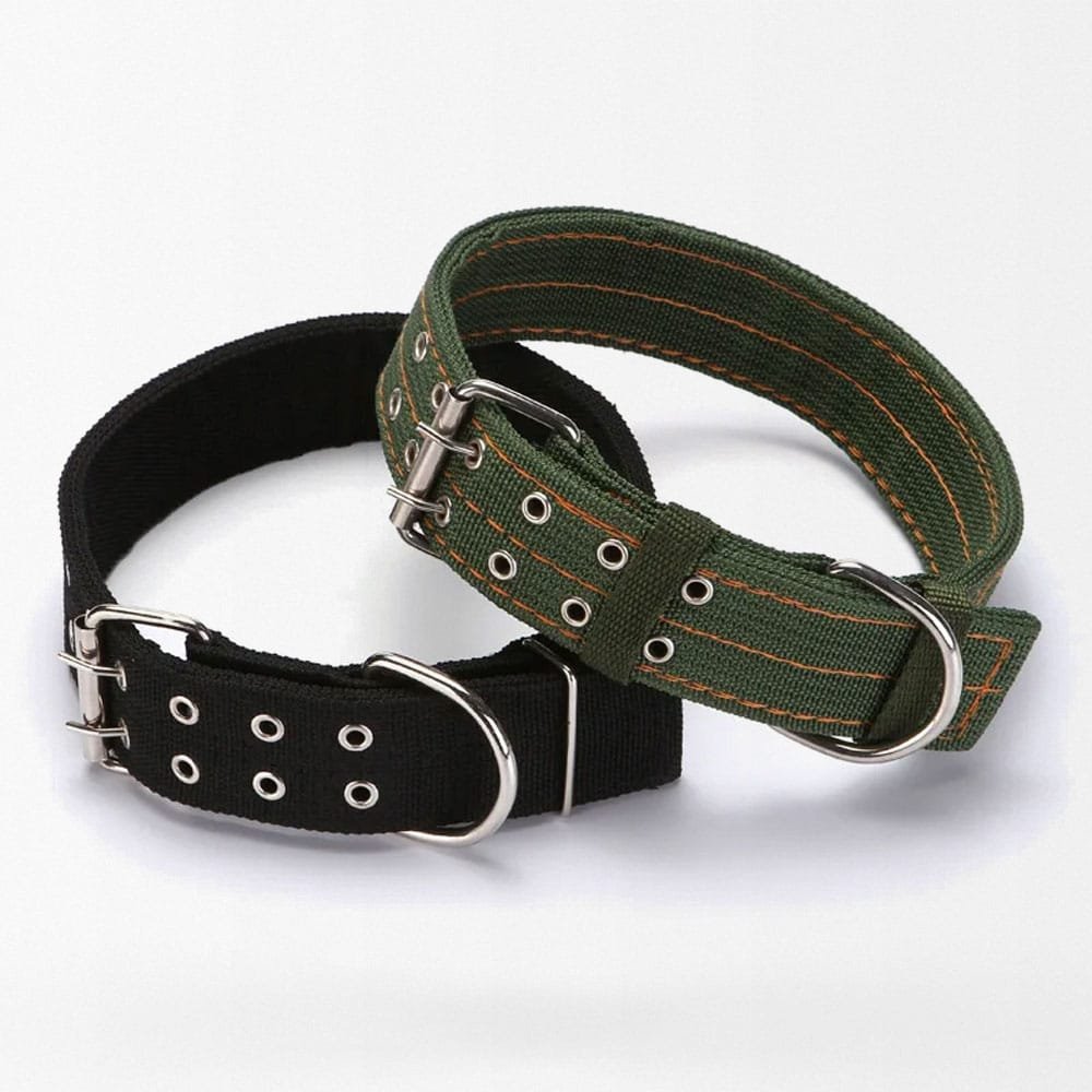 Collar táctico para perro con hebilla de doble pasador - Imagen 2